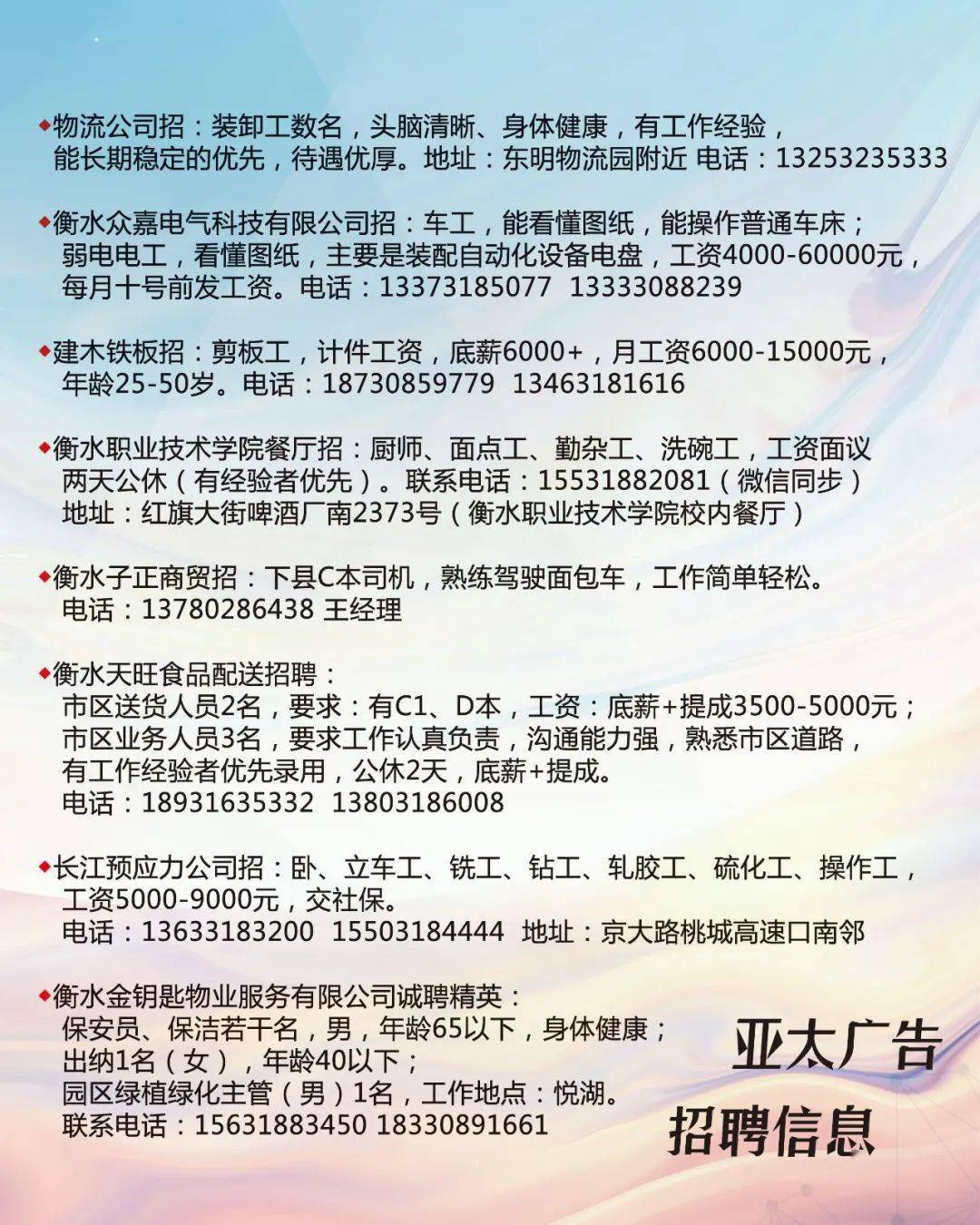 北票市内最新招工消息,可靠性方案操作策略_GM版48.67.31